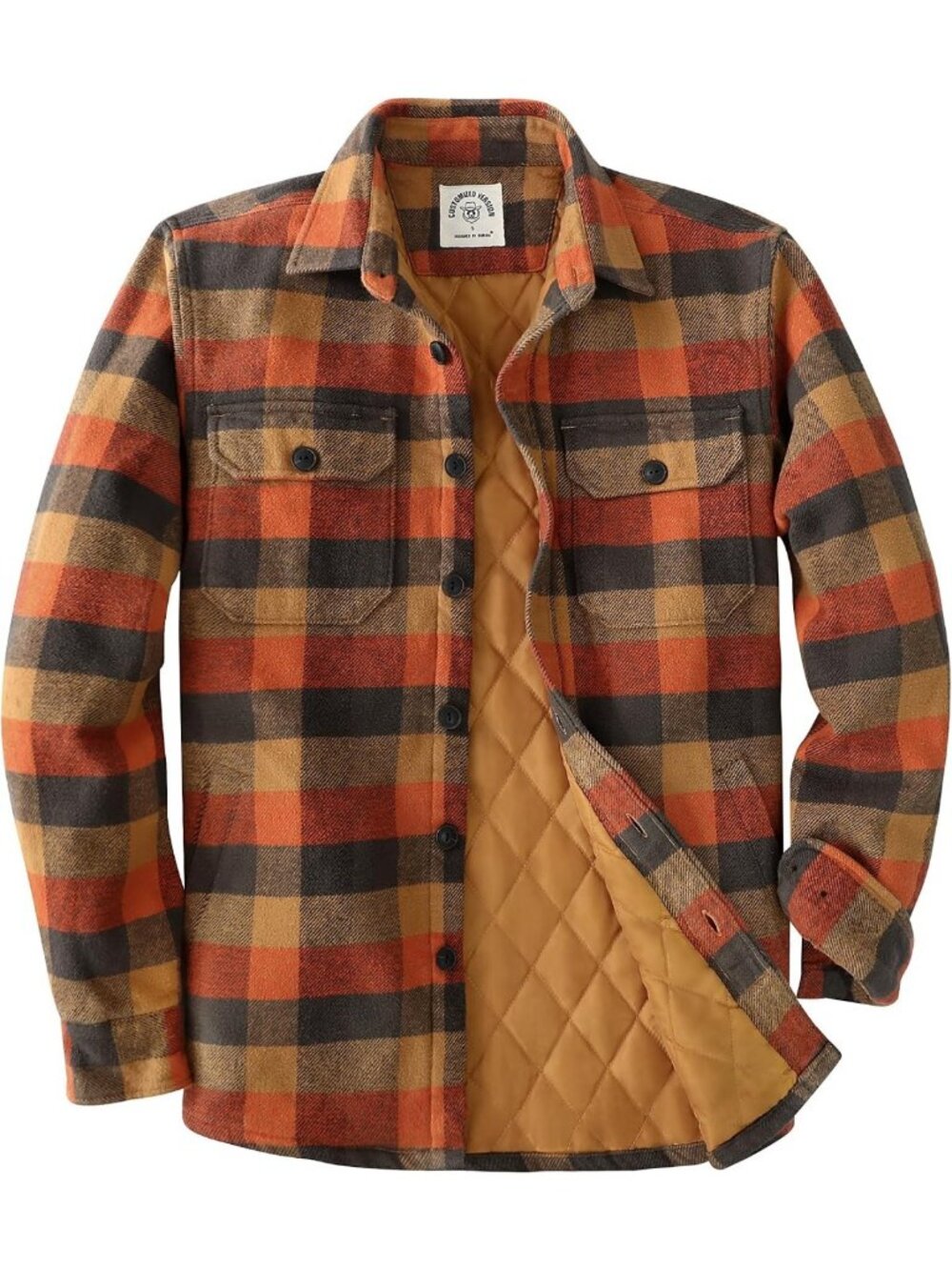 Lightweight Flannel Shacket for Men | Casual Overshirt Jacket | Perfect Layering